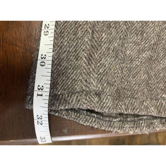 Vintage Wanganui Woolen Mills 12 Chevron Wool Trousers New Zealand Winter - Picture 7 of 8